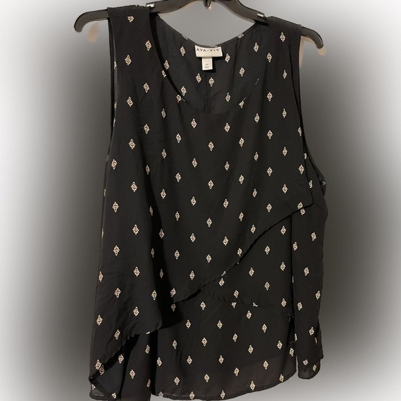PLUS SIZE 4X AVA & VIV SLEEVELESS FLOWY TOP EXCELLENT CONDITION - Picture 1 of 10